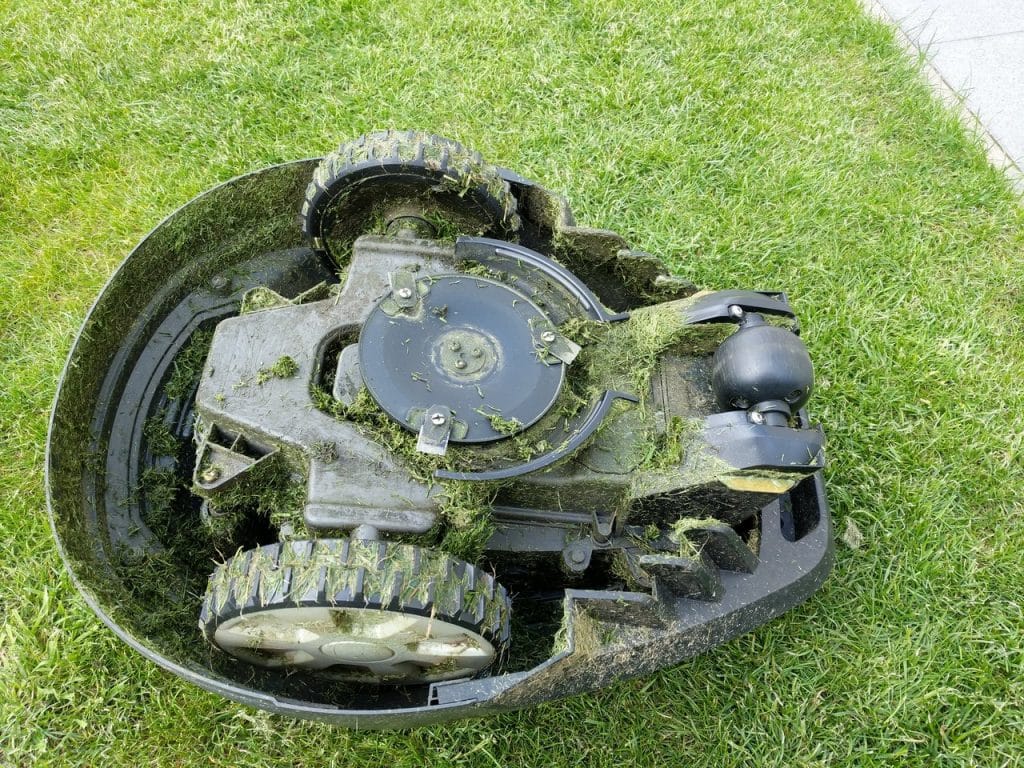 flymo 1200r in need of a good clean my robot mower