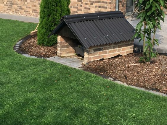 MCTECH Carport Roof For Lawn Mower Robot Garage Roof Protector Shade Weather-resistant Garden Outdoor